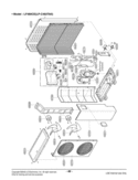 Air Conditioner Exploded View 1 Diagram and Parts List for LFU480CE  LG Air Conditioner