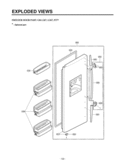 Part Location Diagram of 3581JA8714W LG Door Assembly,Freezer