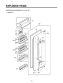 REFRIGERATOR DOOR PART    EXPLODED VIEWS Diagram and Parts List for LSC26945TT  LG Refrigerator