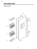 Part Location Diagram of 4987JJ1010G LG Gasket Assembly,Door