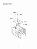 Part Location Diagram of 6501W1A004A LG Sensor Assembly