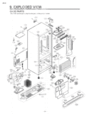 CASE PARTS Diagram and Parts List for LRBC20512TT  LG Refrigerator