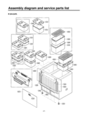 Assembly diagram and service parts list Diagram and Parts List for GR-K24PS  LG Refrigerator