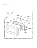Part Location Diagram of 3213W0A001E LG Frame Assembly,Door