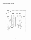 Part Location Diagram of 3572W1A154E LG Panel,Control