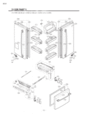 DOOR PARTS Diagram and Parts List for LFD22860SW GM-F228JQKA LG Refrigerator