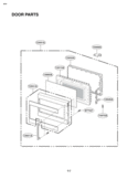 Part Location Diagram of 4026W2A019A LG Microwave Locker
