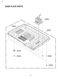 Part Location Diagram of 3302W1A053B LG Plate,Base