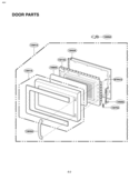 Part Location Diagram of 3650W1A035B LG Handle,Door