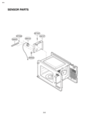 Part Location Diagram of 5208W1A004A LG Bracket,Sensor
