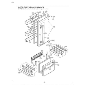 Section 18 Diagram and Parts List for 75082 ASWCSEA LG Refrigerator