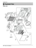 Room Air Conditioner Exploded View Exploded View Diagram and Parts List for LA120CP  LG Air Conditioner