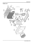 Service Manual  Exploded View Outdoor unit Diagram and Parts List for LA120CP  LG Air Conditioner