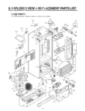 EXPLODED VIEW & REPLACEMENT PARTS LIST Diagram and Parts List for LFX25950TT ATICLGA LG Refrigerator
