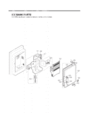 ICE BANK PARTS Diagram and Parts List for LFX25950SB AWBCLGA LG Refrigerator