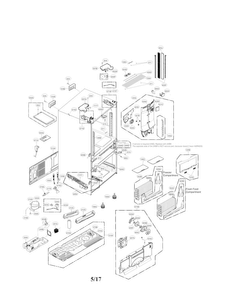 Part Location Diagram of EAV61916705 LG LED ASSEMBLY