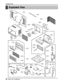 Part Location Diagram of 4998A10016A LG Shroud