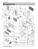 Part Location Diagram of 4681A20140A LG AC Motor Assembly