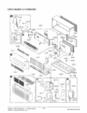 Air Conditioner Exploded View 1 Diagram and Parts List for LP150HED ASBBEUS LG Air Conditioner