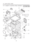 Part Location Diagram of 6871ER1104A LG PCB Assembly,Main