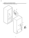 WATER and ICE MAKER PARTS Diagram and Parts List for LFC20740ST  LG Refrigerator