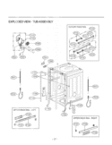 Part Location Diagram of 4620ED3002A LG Stopper,Roller