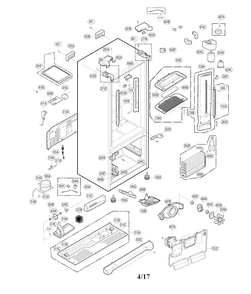 Part Location Diagram of ADL73741406 LG EVAPORATOR ASSEMBLY