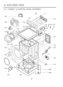 Part Location Diagram of 6871EC1116F LG PCB Assembly,Display
