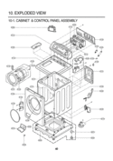 Part Location Diagram of 3721EL1013G LG Panel Assembly,Control