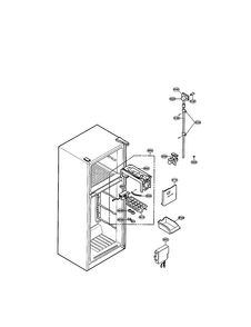 Icemaker Diagram and Parts List for LRTBC1821W  LG Refrigerator
