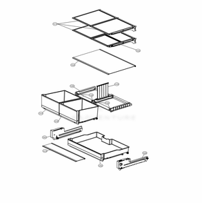 Refrigerator Parts Diagram and Parts List for LRFXC2406S ASTCNA1 LG Refrigerator