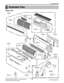 Air Conditioner Exploded View 1 Diagram and Parts List for DMH24SB-1  LG Air Conditioner