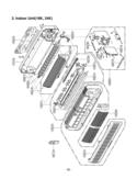 Indoor Diagram and Parts List for HMH24AS  LG Air Conditioner