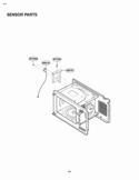 Part Location Diagram of 5208W1A014B LG Bracket,Sensor
