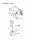 LARCH BOARD PARTS Diagram and Parts List for LMAB1240ST LMAB1240ST/01 LG Microwave