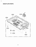 Part Location Diagram of 3302W0A025A LG Plate,Base