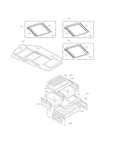 Refrigerator Parts Diagram and Parts List for LMXS27626D 01 LG Refrigerator