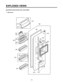 REFRIGERATOR DOOR PART   EXPLODED VIEWS Diagram and Parts List for LRSC26980TT  LG Refrigerator