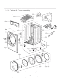 Part Location Diagram of ABJ34559201 LG Cabinet Assembly