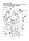 Part Location Diagram of 6871ER2020J LG PCB Assembly,Display