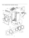 Part Location Diagram of ABJ34559202 LG Cabinet Assembly