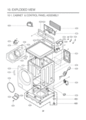 Part Location Diagram of 3045ER0023C LG Tub Assembly,Outer