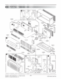 Air Conditioner Exploded View 1 Diagram and Parts List for LYC123ALE35 ASBBEUS LG Air Conditioner