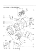 Part Location Diagram of 383EER3001G LG Shock Absorber