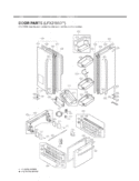 Part Location Diagram of AED33208203 LG Handle Assembly,Freezer