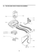 THE EXPLODED VIEW OF DRUM &TUB ASSEMBLY Diagram and Parts List for WM0742HWA ABWEEUS LG Washer