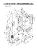 Part Location Diagram of 4930JA1066A LG Holder,Rail