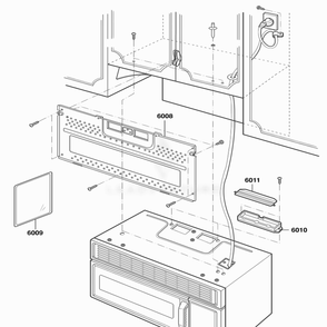 Installation Parts Diagram and Parts List for DOTRC11SS ASBEDOM LG Range