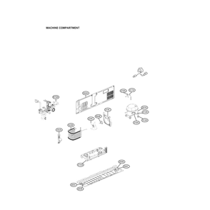 Part Location Diagram of TCA37091607 LG COMPRESSOR,SET ASSEMBLY