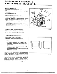 Information Page 4 Diagram and Parts List for MA-682M  LG Microwave